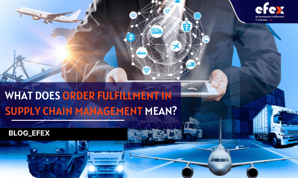 What does Order Fulfillment in Supply Chain Management mean?