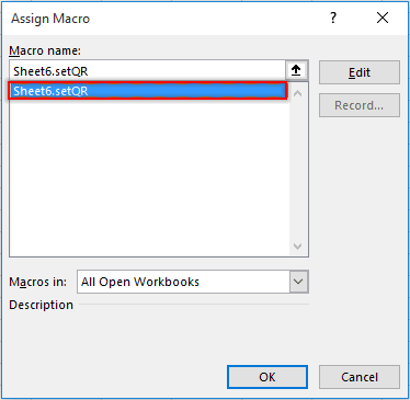 Select-setQR-in-the-Assign-Macro-dialog-box