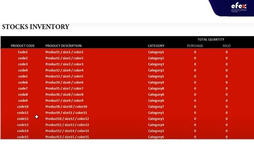 Stock-inventory-sheet