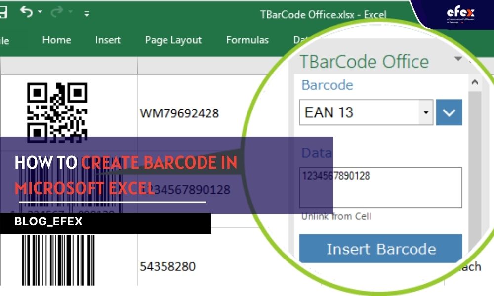 How to Create a Barcode Inventory in Excel (2 Minutes)