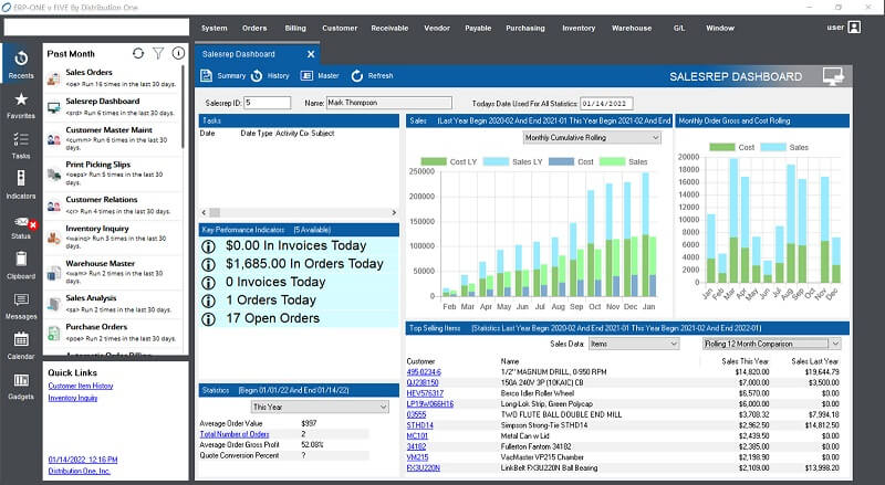 ERP-One Software for wholesale management