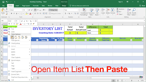 Open-the-Item-List 