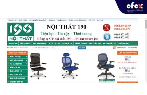 190 Furniture comes to leading office furniture suppliers in Vietnam
