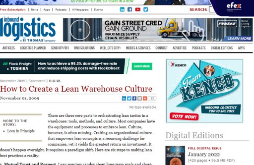 How to Create a Lean Warehouse Culture blog