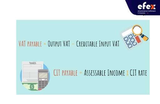 VAT and CIT formula in declaration method