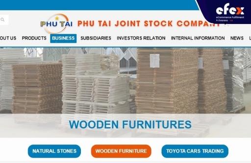The main specialty of Phu Tai Joint Stock Company is the production of wooden furniture