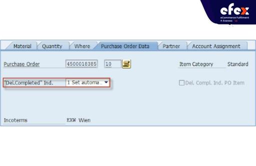 Step 6.1 Data pertaining to purchase orders can be found on this tab