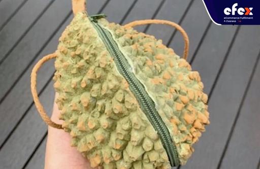 Túi xách mini hình quả sầu riêng độc lạ