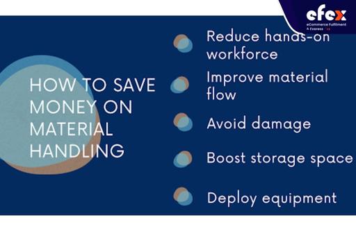 Ways to save money on material handling