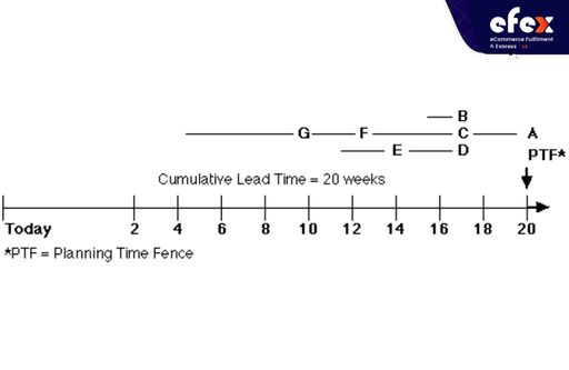 Cumulative Lead time in Relation to Planning Horizon