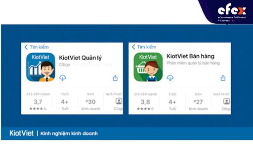 Đánh giá của ứng dụng quản lý bán hàng KiotViet