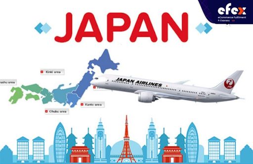 Gửi hàng từ Nhật Bản về Việt Nam bằng đường hàng không
