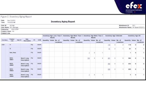 Inventory Aging Report