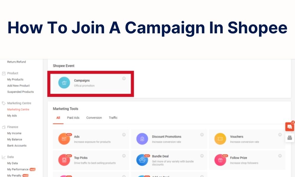 Join a Campaign in Shopee