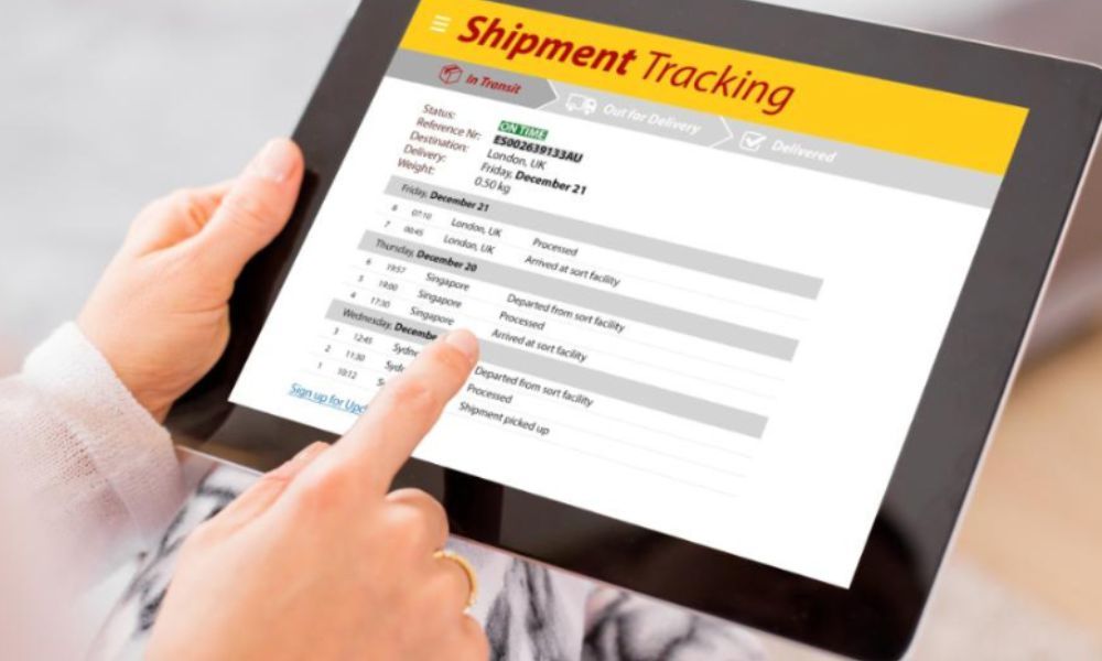 DHL tracking shipment tool