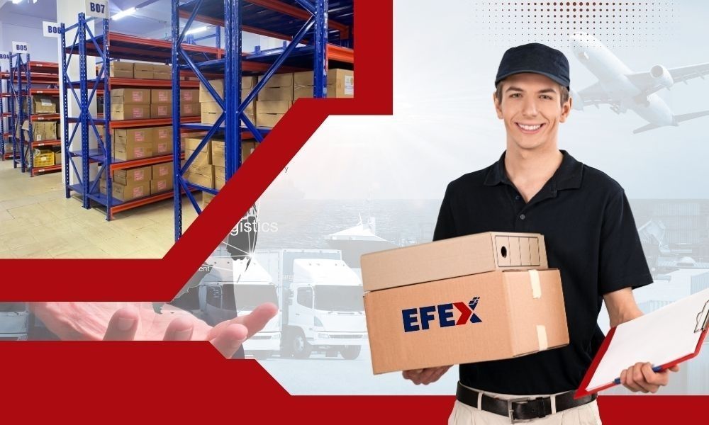 Hình ảnh kho EFEX Fulfillment tại Mỹ