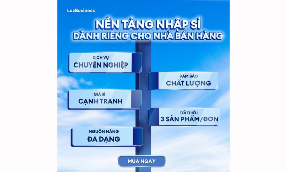 Lý do bạn nên mua hàng trên LazBusiness là gì?