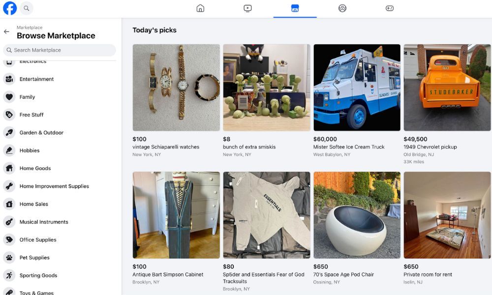 Where to sell antiques online on Facebook & Instagram