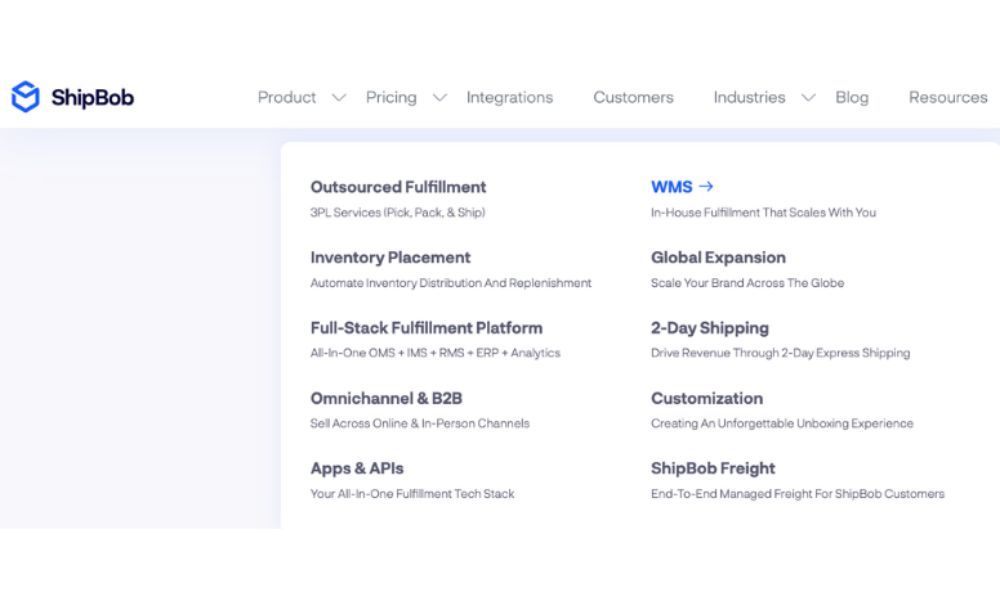 Shipbob product display functions