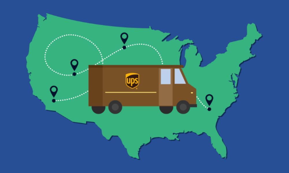 UPS Ground shipping zones