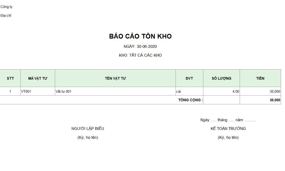 Báo cáo tồn kho là công cụ quan trọng giúp doanh nghiệp kiểm soát hiệu quả hàng hóa