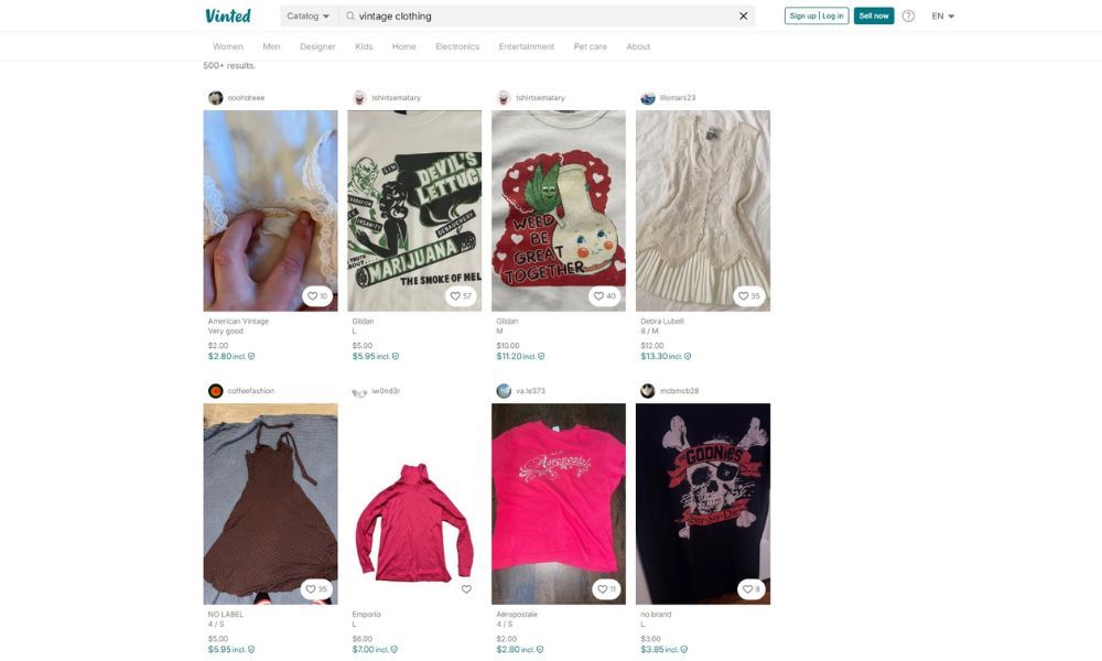 Vinted – A vibrant marketplace for giving vintage clothing a second chance